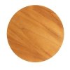 Nowoczesny drewniany okrągły kinkiet LED 8W CLEAN QN-CLEAN-LED-WB-25-TEAK